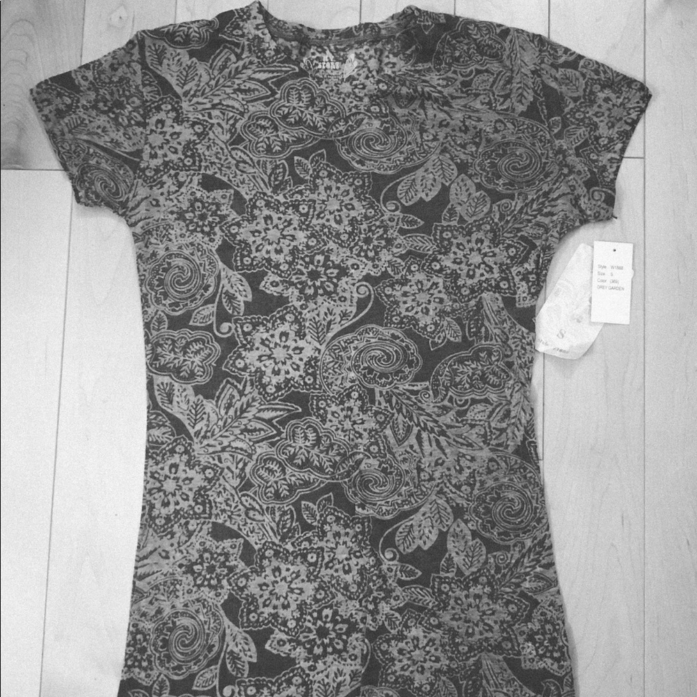 Ladies Gray Garden Burnout T-Shirt